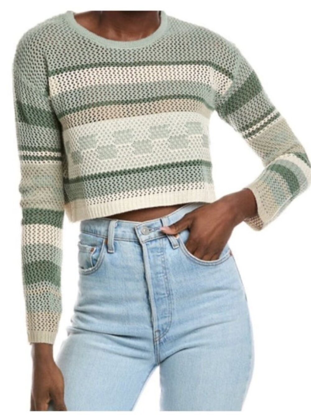 Cotton Emporium Striped Sweater NWOT